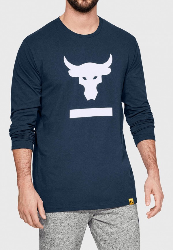 

Лонгслив Under Armour, Синий, ROCK HARDEST WORKER