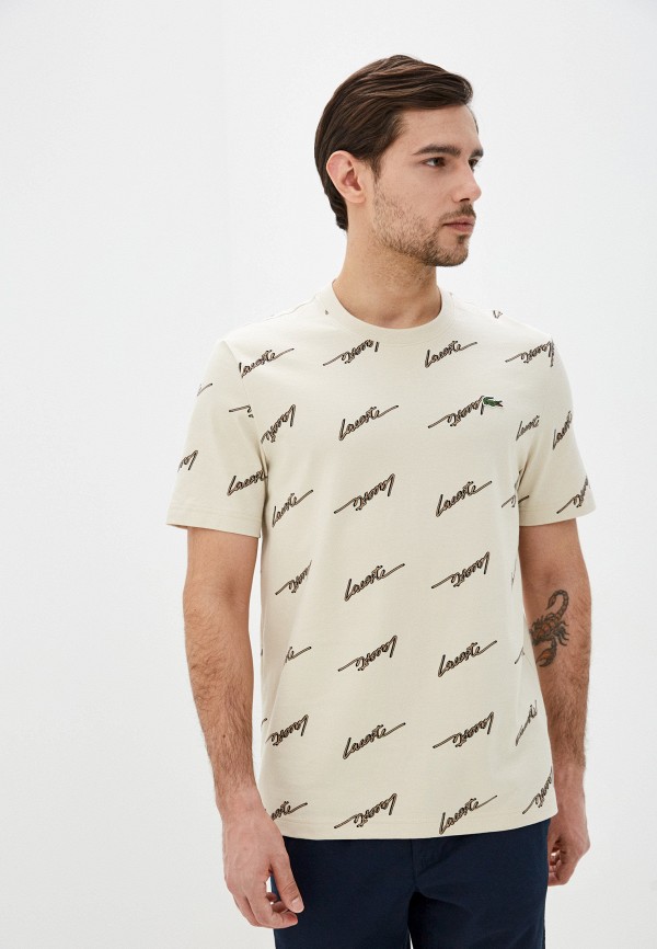 

Футболка Lacoste, Бежевый