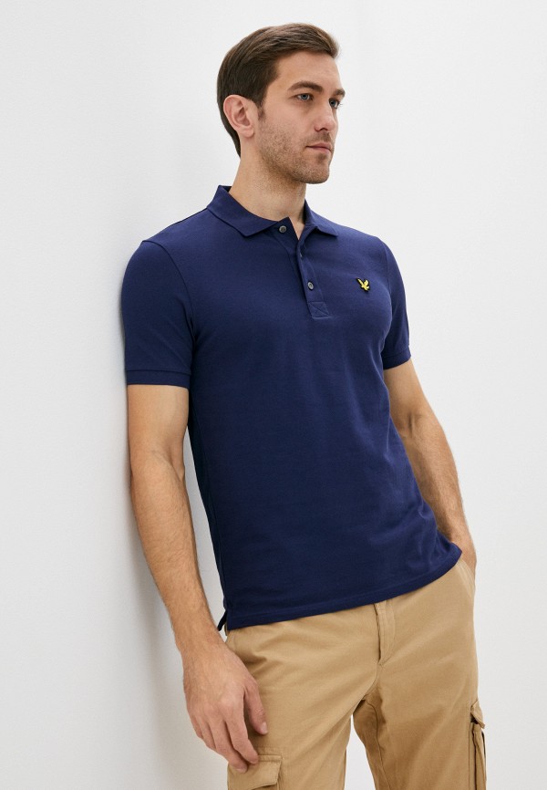 

Поло Lyle & Scott, Синий