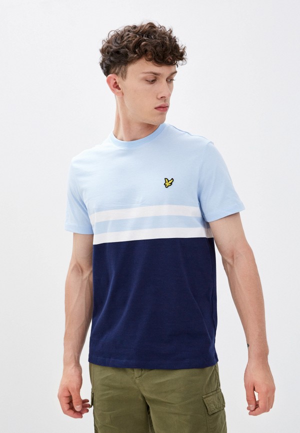 

Футболка Lyle & Scott, Синий, Yoke Stripe T-Shirt