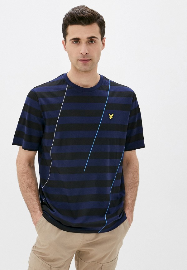 

Футболка Lyle & Scott, Синий, Archive Stripe T-Shirt