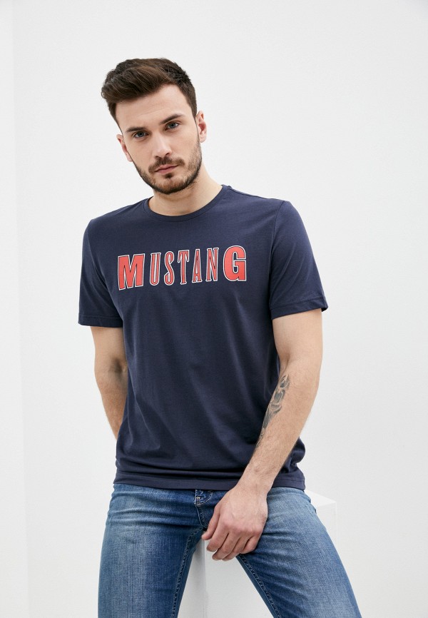 

Футболка Mustang, Синий, Alex LOGO Tee