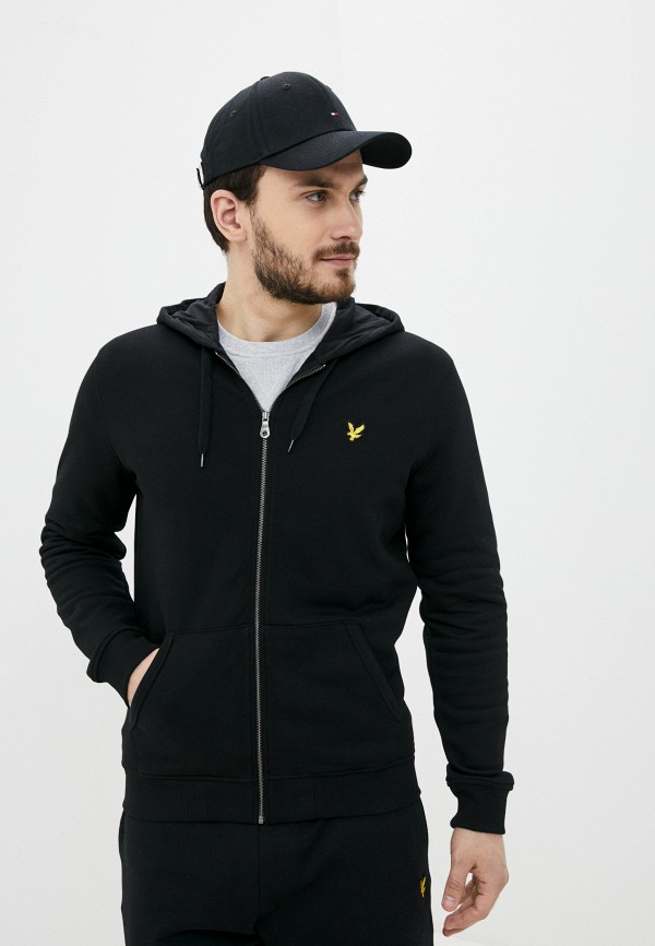 

Толстовка Lyle & Scott, Черный, Zip Through Hoodie