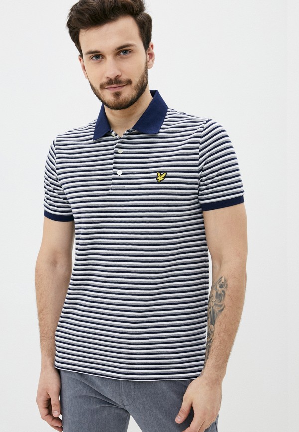 

Поло Lyle & Scott, Синий