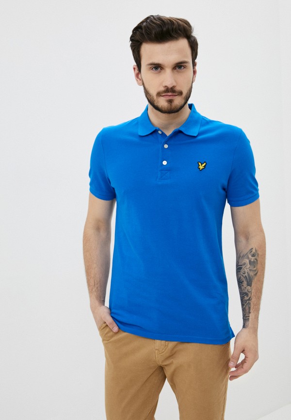

Поло Lyle & Scott, Синий, Plain Polo Shirt