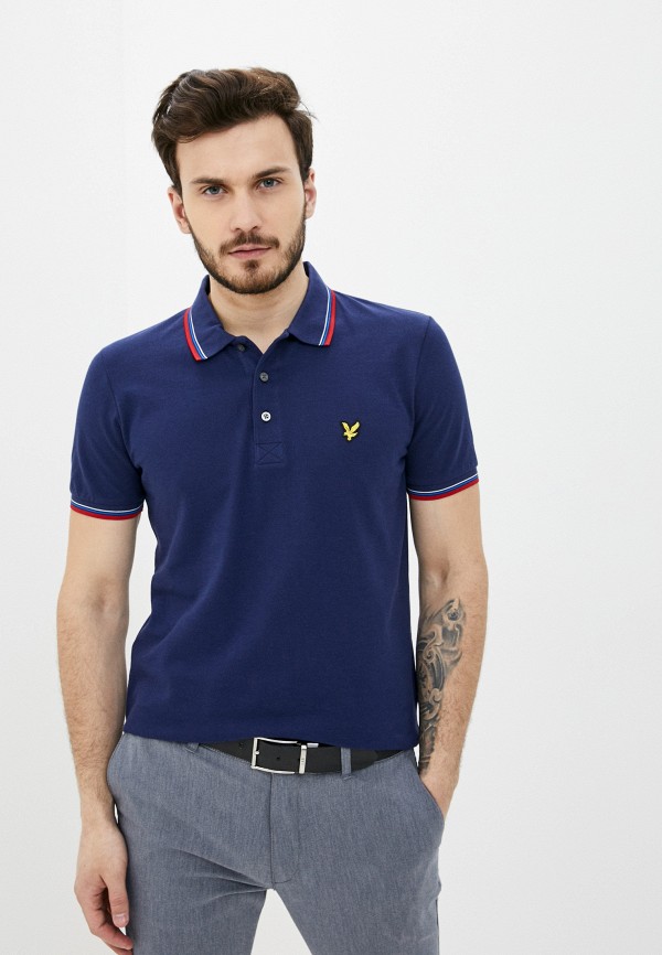 

Поло Lyle & Scott, Синий