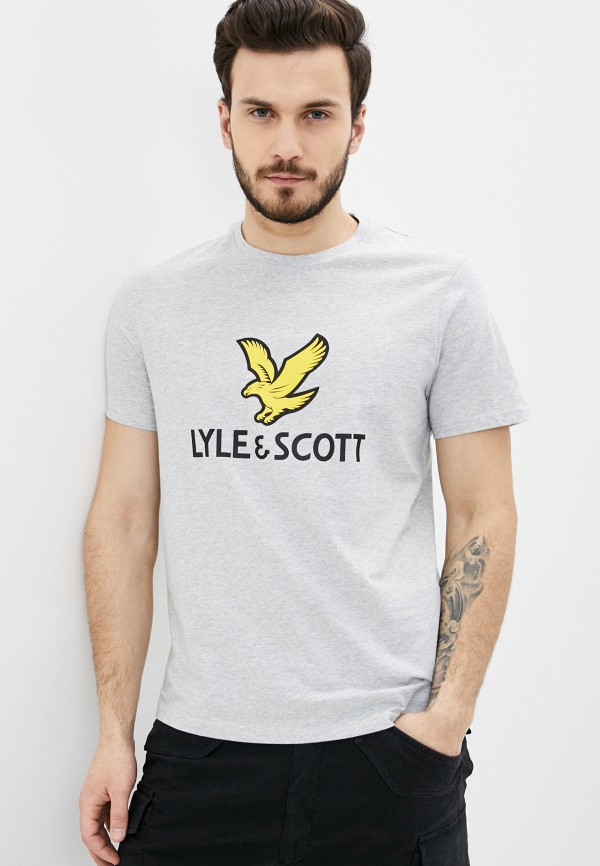 

Футболка Lyle & Scott, Серый, Logo T-shirt