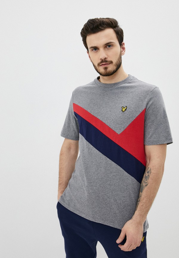 

Футболка Lyle & Scott, Серый, Archive Panel T-Shirt