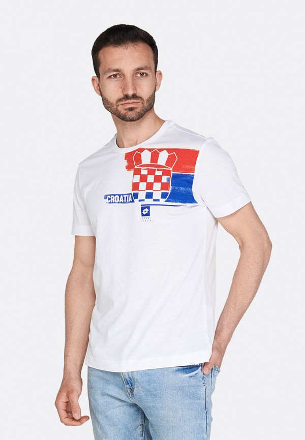 

Футболка спортивная Lotto, Белый, CROATIA JS