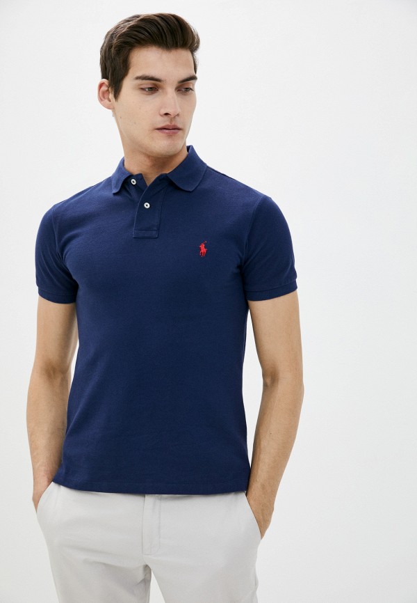 Polo Ralph Lauren синее поло