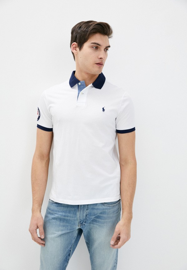 

Поло Polo Ralph Lauren, Белый