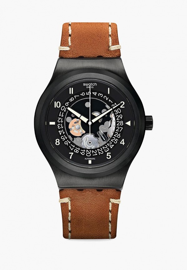 

Часы Swatch, Коричневый, SISTEM THOUGHT