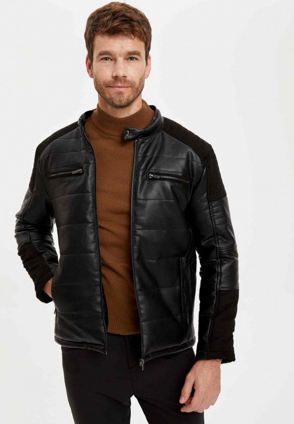 

Куртка кожаная DeFacto, Черный