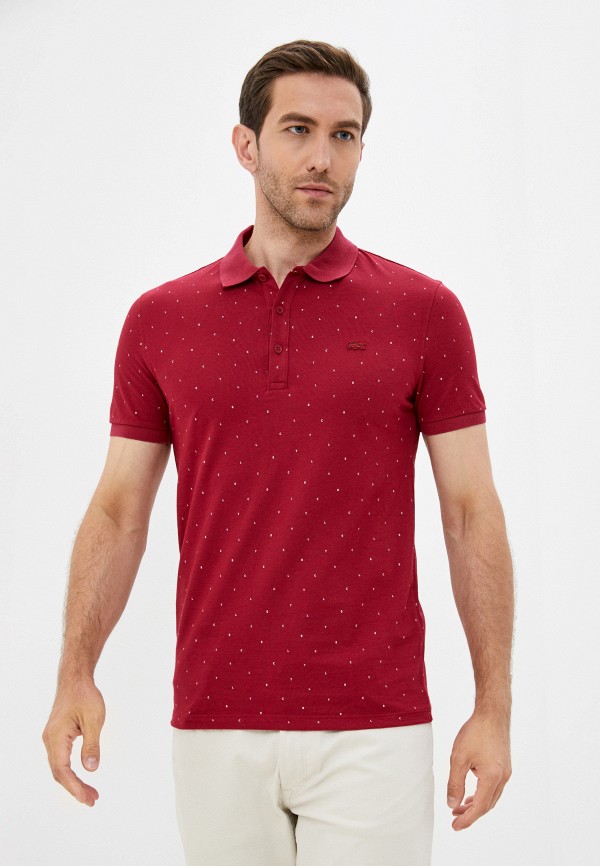 

Поло Lacoste, Бордовый