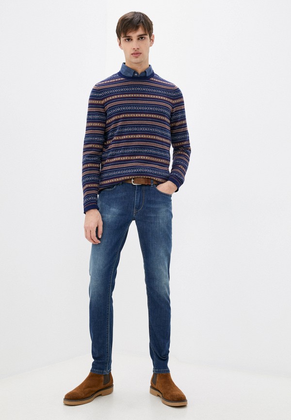 Джемпер Henderson синий, размер 50, фото 2