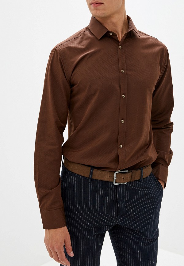 Рубашка Bazioni цвет коричневый 
