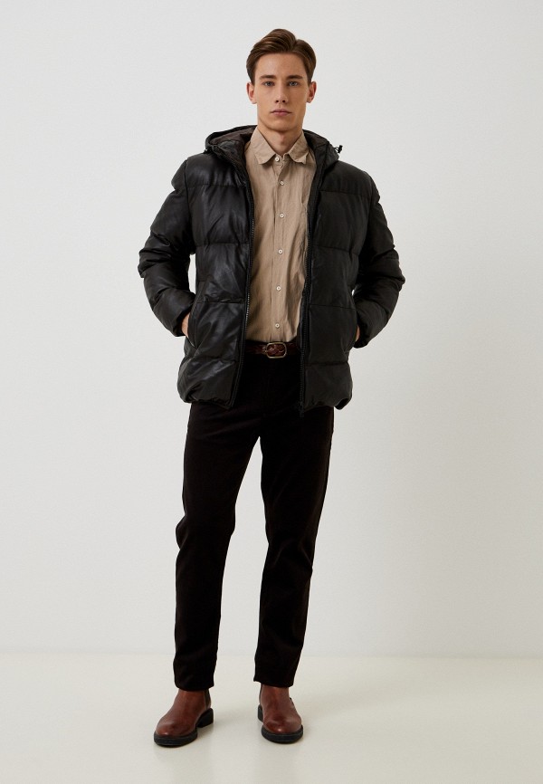 фото Куртка кожаная утепленная jorg weber