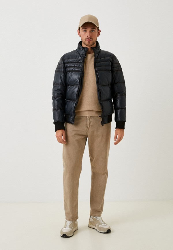 фото Куртка кожаная утепленная jorg weber