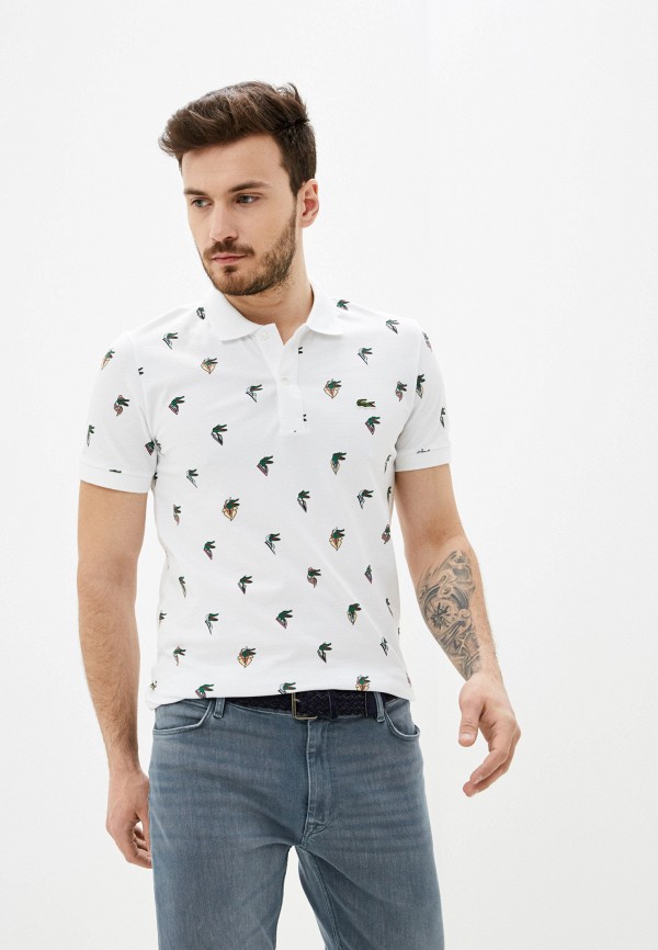 

Поло Lacoste, Белый