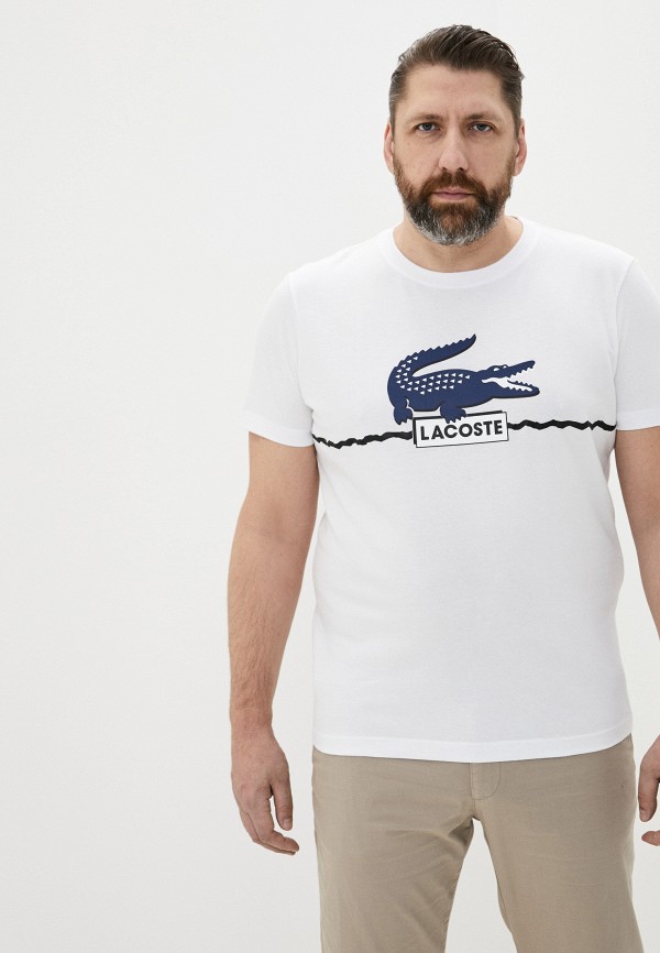 Футболка Lacoste цвет белый 