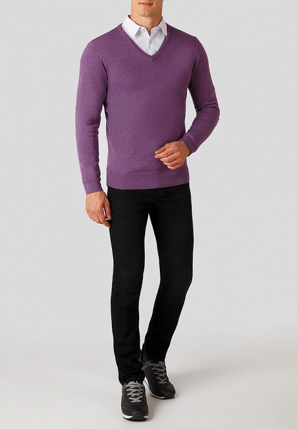 Пуловер Finn Flare цвет фиолетовый  Фото 2
