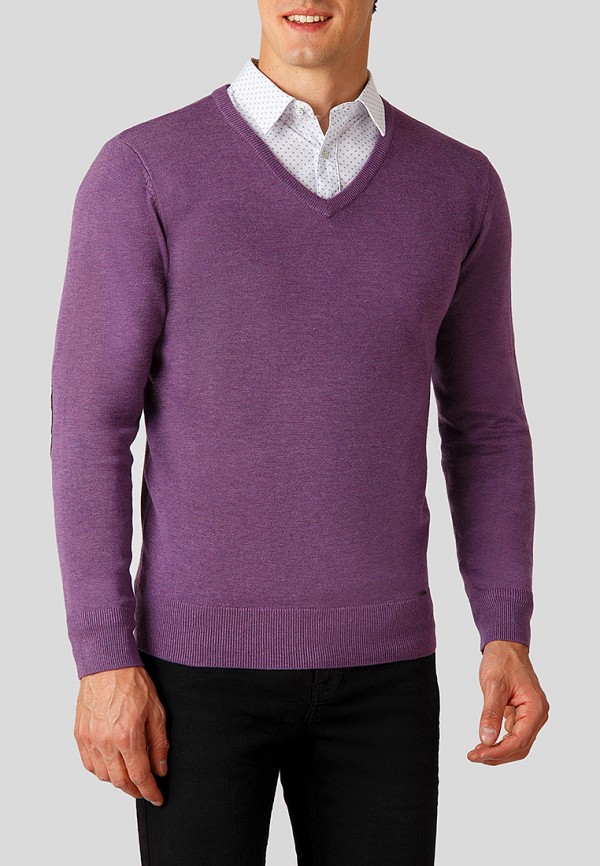 Пуловер Finn Flare цвет фиолетовый 