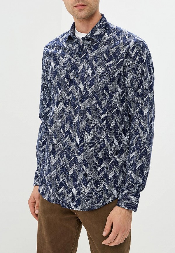 

Рубашка Bawer, Синий, Classic Fit
