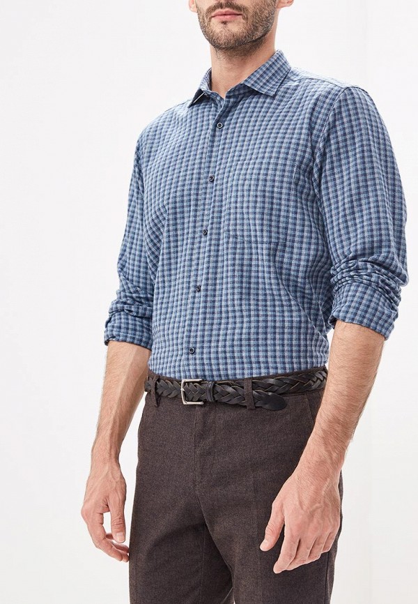 

Рубашка Bawer, Синий, Classic Fit