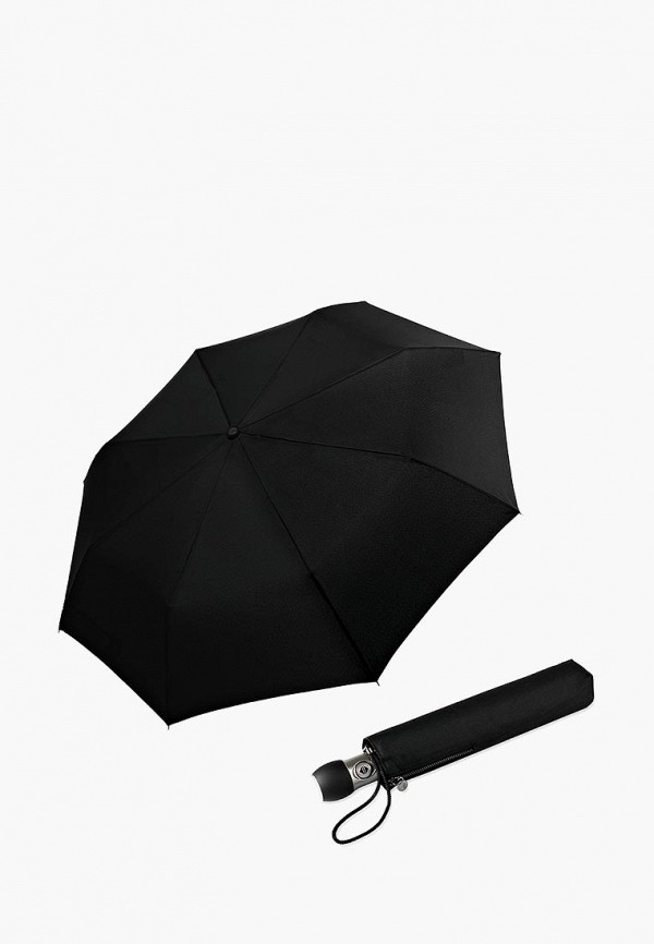Зонт складной Goroshek цвет черный  Фото 3