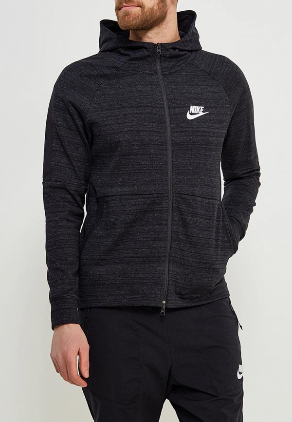 

Толстовка Nike, M NSW AV15 HOODIE FZ KNIT, Черный