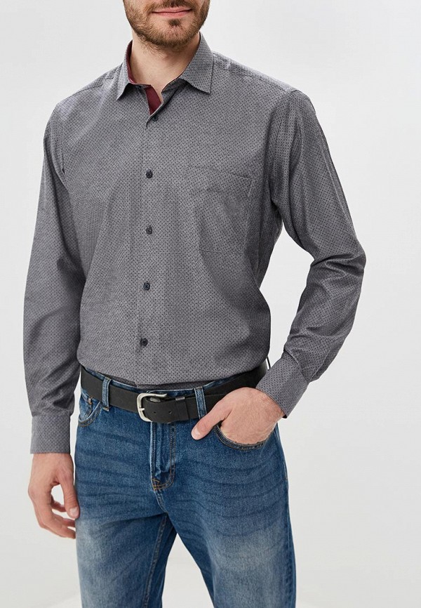

Рубашка Bawer, Серый, Classic fit