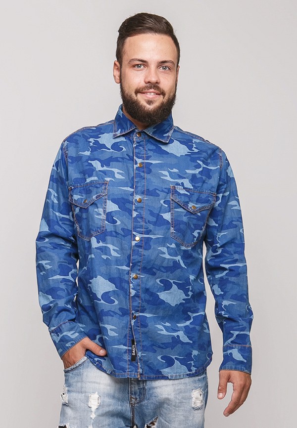 

Рубашка джинсовая Dasti, Синий, DENIM