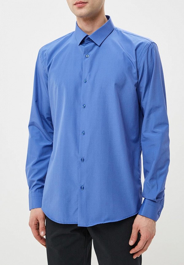 Рубашка Paspartu цвет голубой  Фото 4