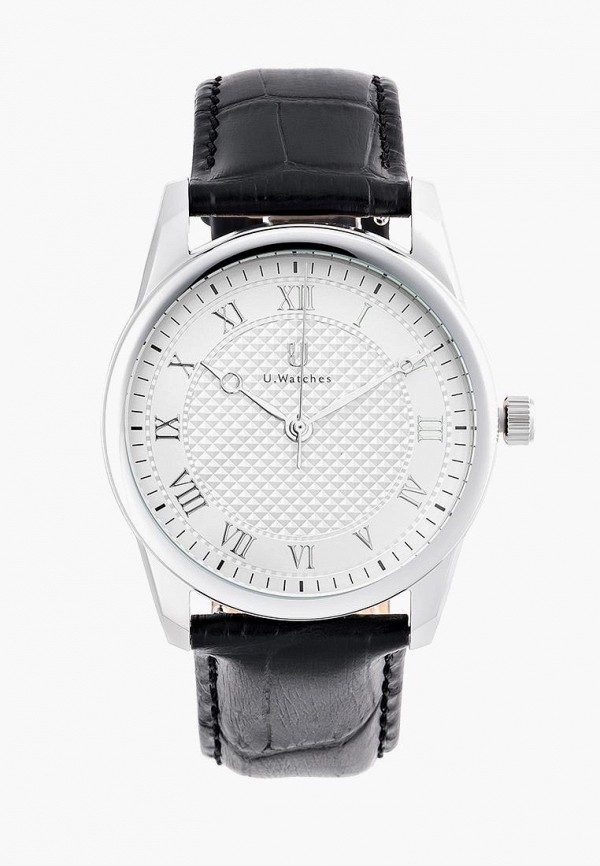 

Часы U.Watches, Черный, Double U