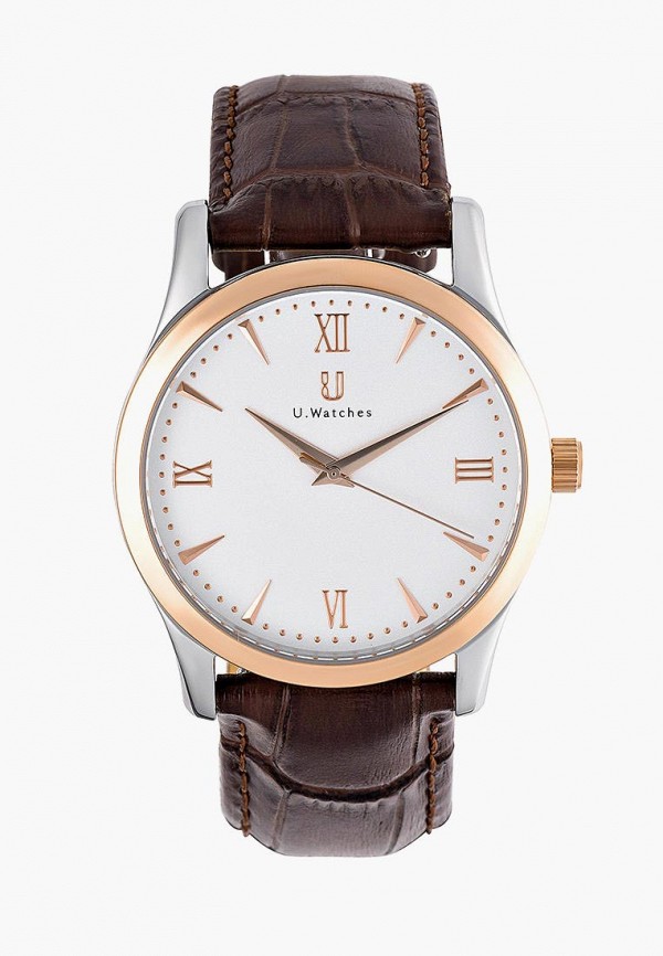 

Часы U.Watches, Double U, Коричневый
