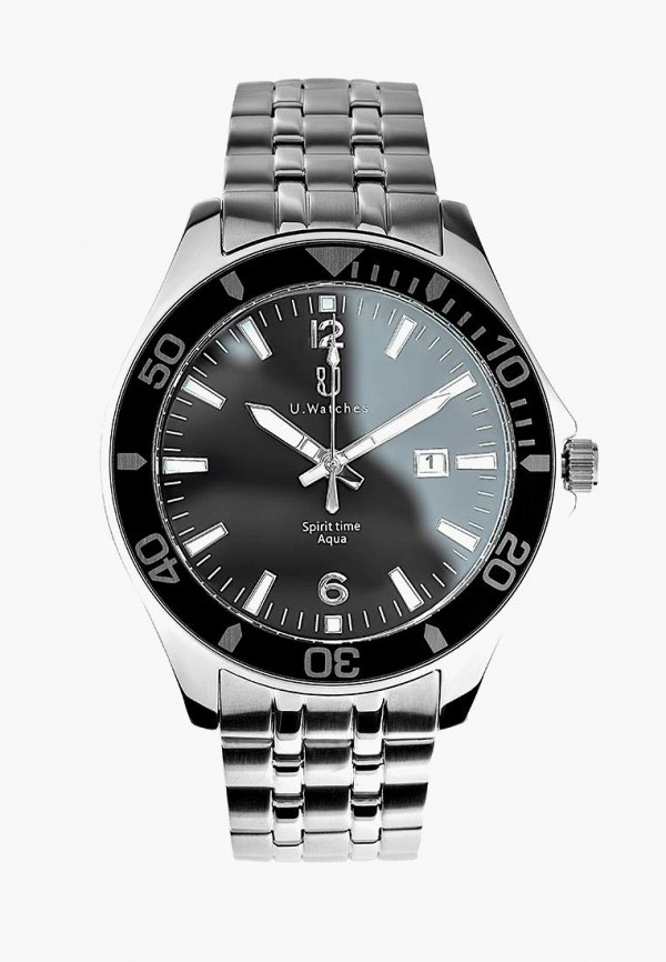 

Часы U.Watches, Серебряный, Aque