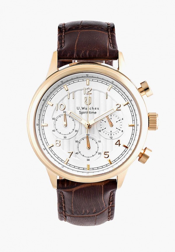 

Часы U.Watches, Коричневый, Drive