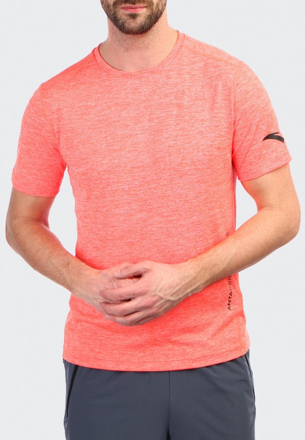 

Футболка спортивная Anta, Коралловый, Cross Training Performance A-SILVER PLATFORM