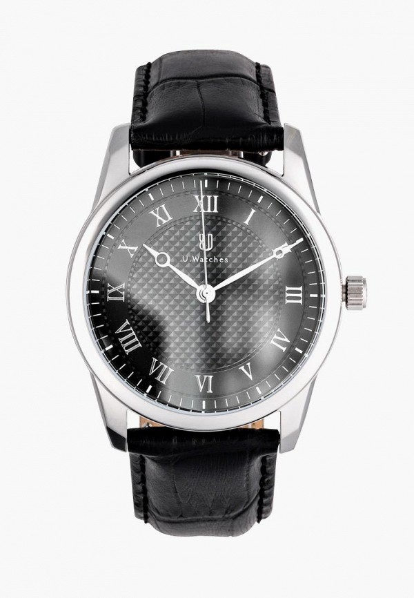 

Часы U.Watches, Черный, Double U