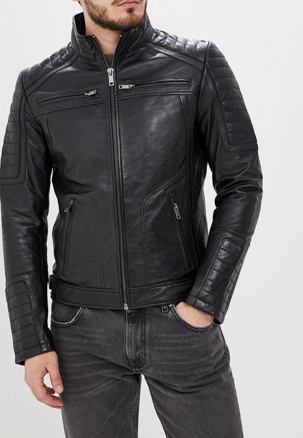 

Куртка кожаная Urban Fashion for Men, Черный