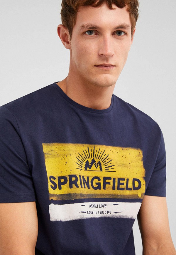 

Футболка Springfield, Синий