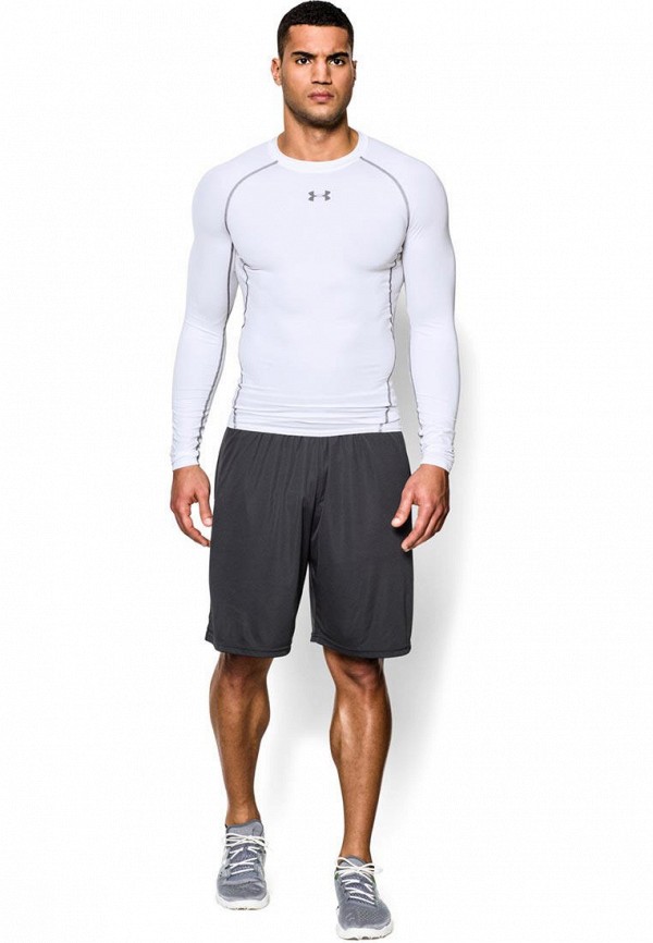 

Лонгслив компрессионный Under Armour, Белый, Under Armour MP002XM2484D
