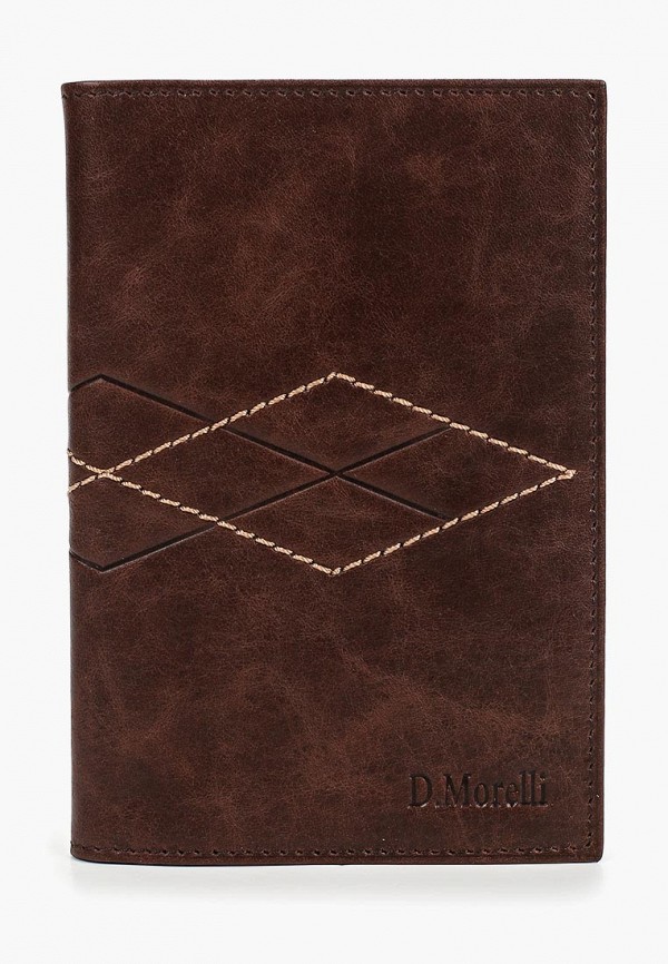 Обложка для паспорта D.Morelli цвет коричневый  Фото 2
