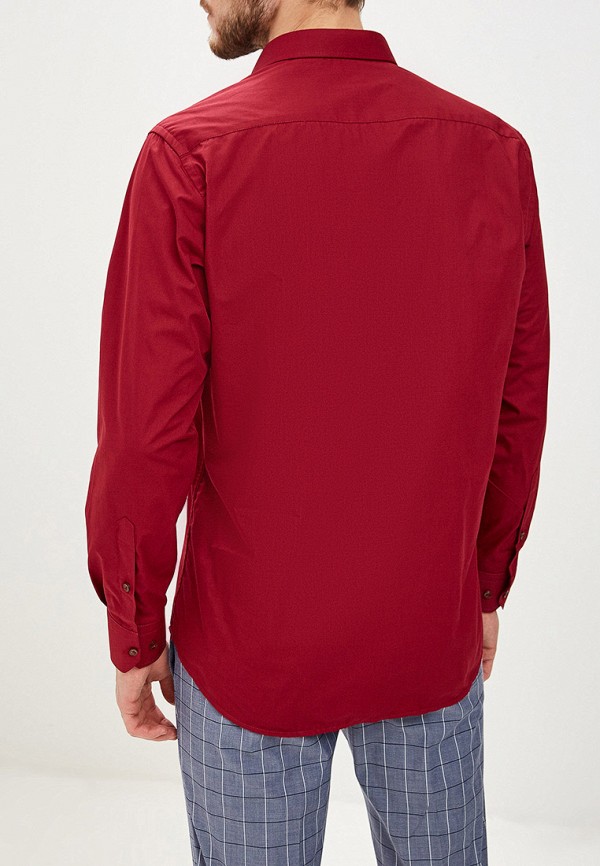 Рубашка Karflorens цвет бордовый  Фото 3