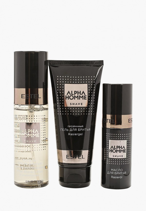 

Набор Estel, Черный, ALPHA HOMME для бритья ESTEL PROFESSIONAL 50+100+100 мл