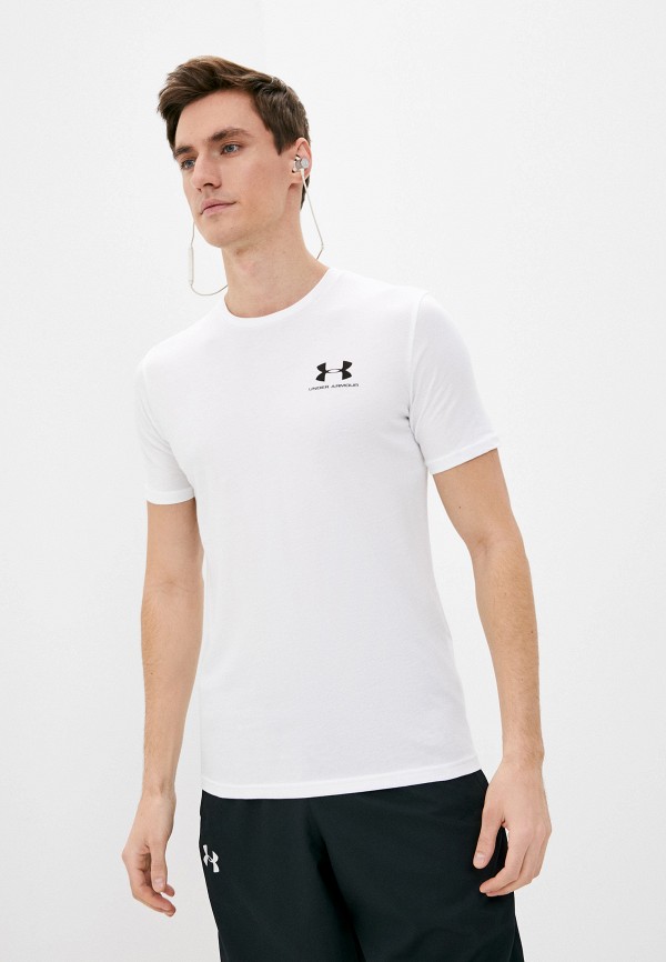 

Футболка Under Armour, Белый, Sportstyle Left Chest Logo SS
