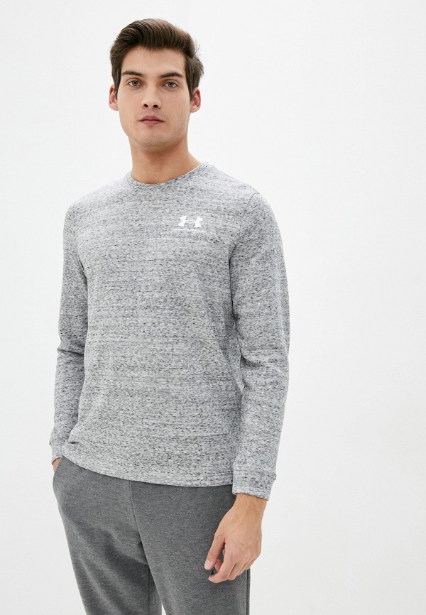 

Лонгслив Under Armour, Серый, SPORTSTYLE TERRY LOGO CREW