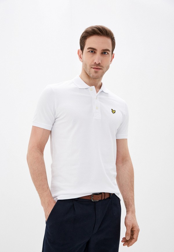 

Поло Lyle & Scott, Белый, Slim Stretch Polo Shirt