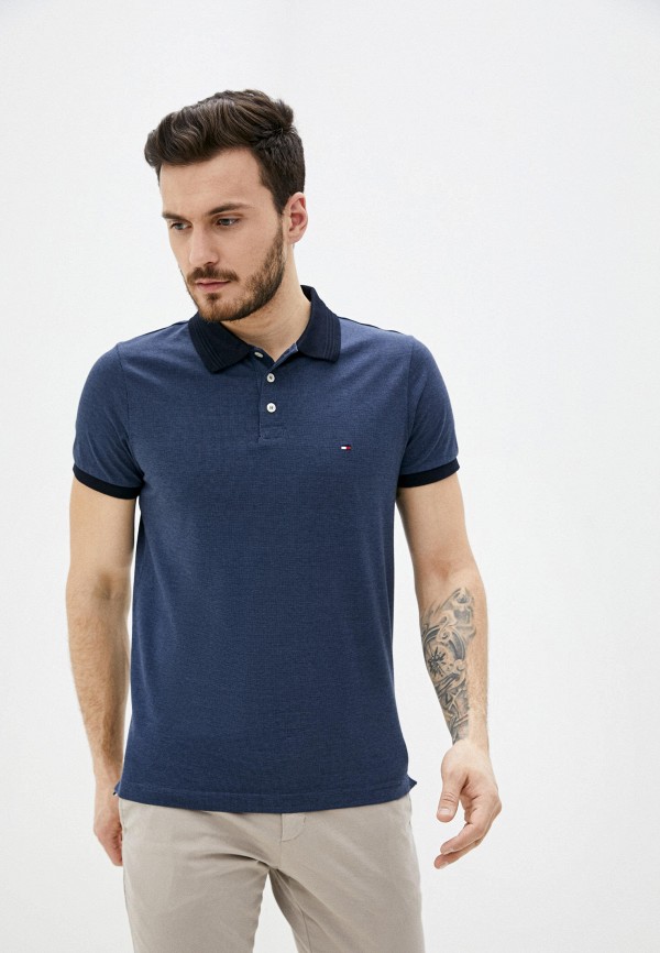 

Поло Tommy Hilfiger, Синий