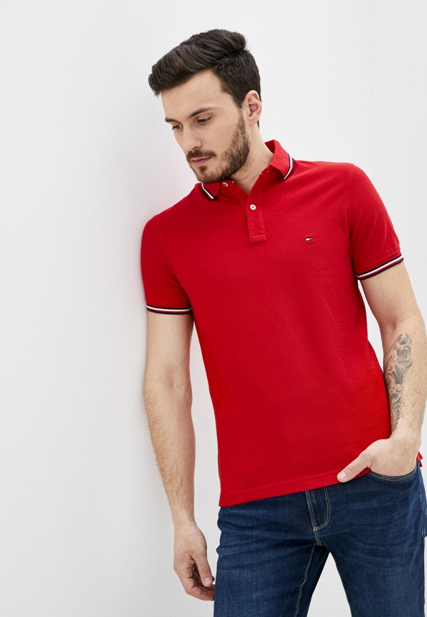 

Поло Tommy Hilfiger, Красный, Tommy Hilfiger MP002XM24ST6